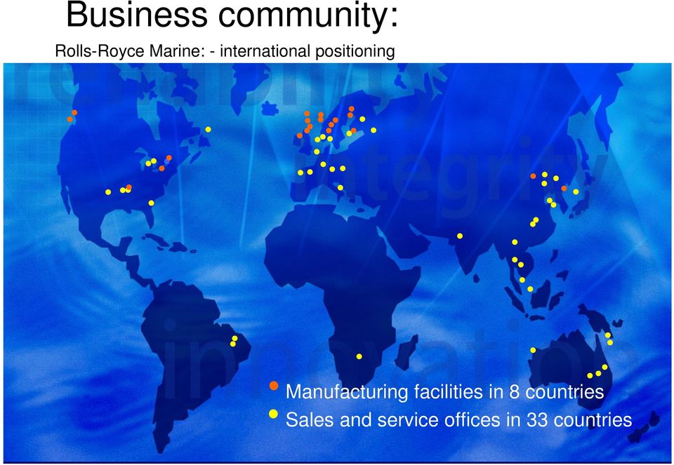 Manufacturing facilities in 8