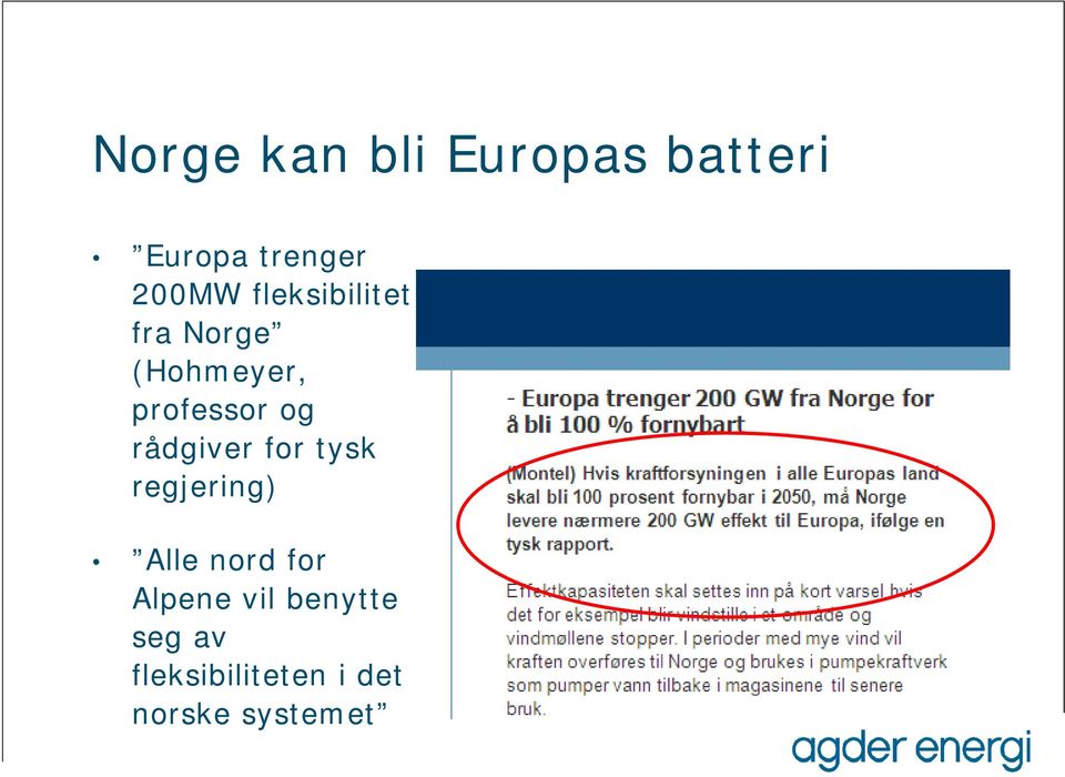 rådgiver for tysk regjering) g) Alle nord for