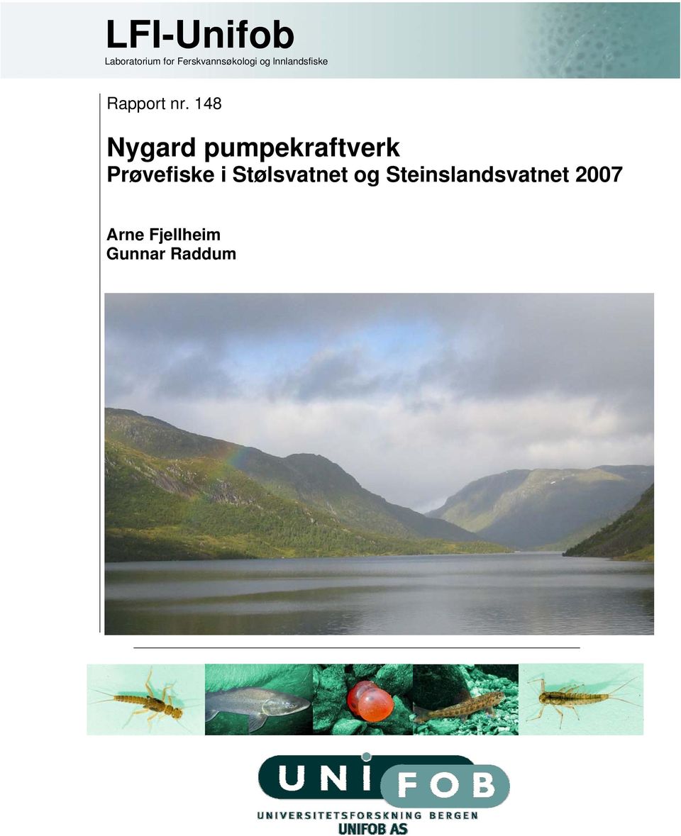 nr. 1 Nygard pumpekraftverk Prøvefiske i