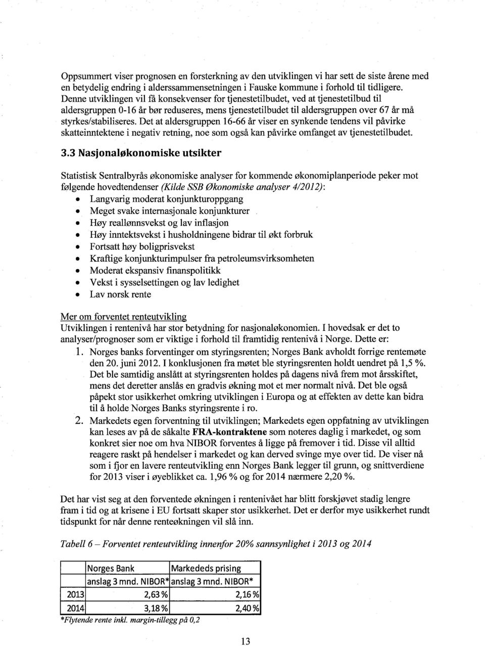 Det at aldersgruppen 16-66 år viser en synkende tendens vil påvirke skatteinntektene i negativ retning, noe som også kan påvirke omfanget av tjenestetilbudet. 3.