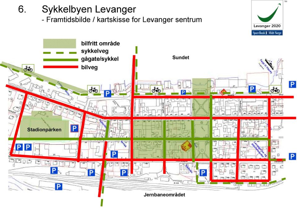 bilfritt område sykkelveg