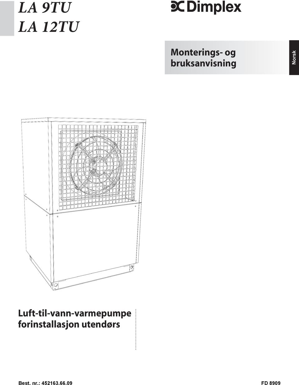 Luft-til-vann-varmepumpe