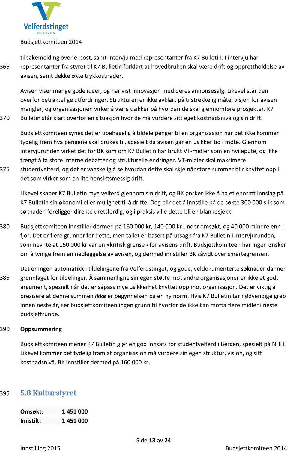 Avisen viser mange gode ideer, og har vist innovasjon med deres annonsesalg. Likevel står den overfor betraktelige utfordringer.