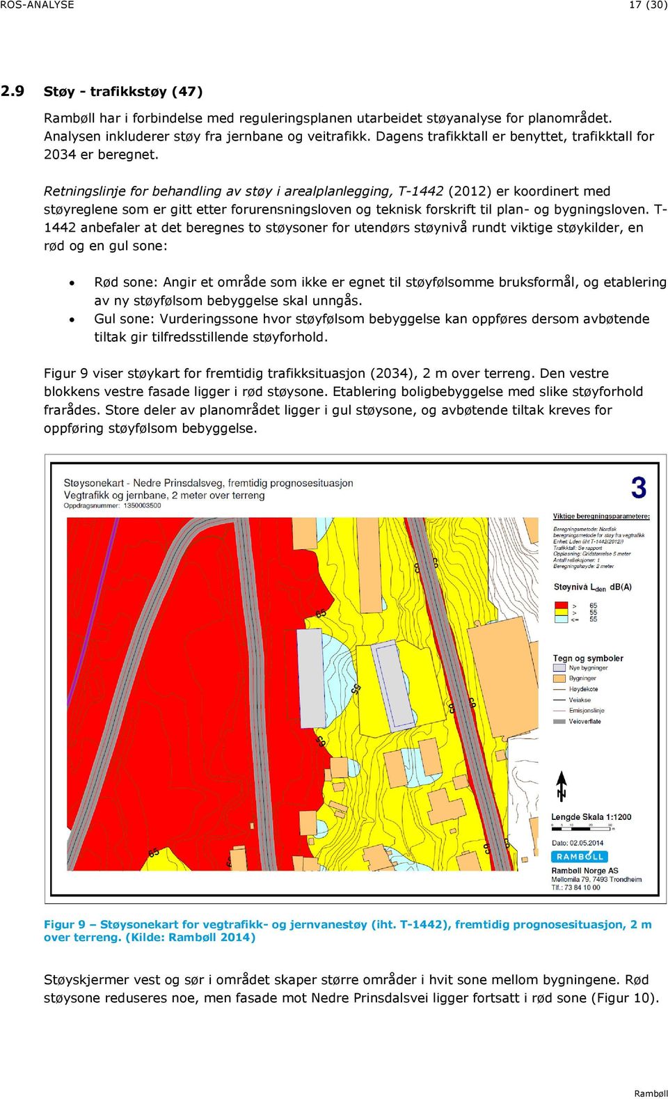 Retningslinje for behandling av støy i arealplanlegging, T-1442 (2012) er koordinert med støyreglene som er gitt etter forurensningsloven og teknisk forskrift til plan- og bygningsloven.