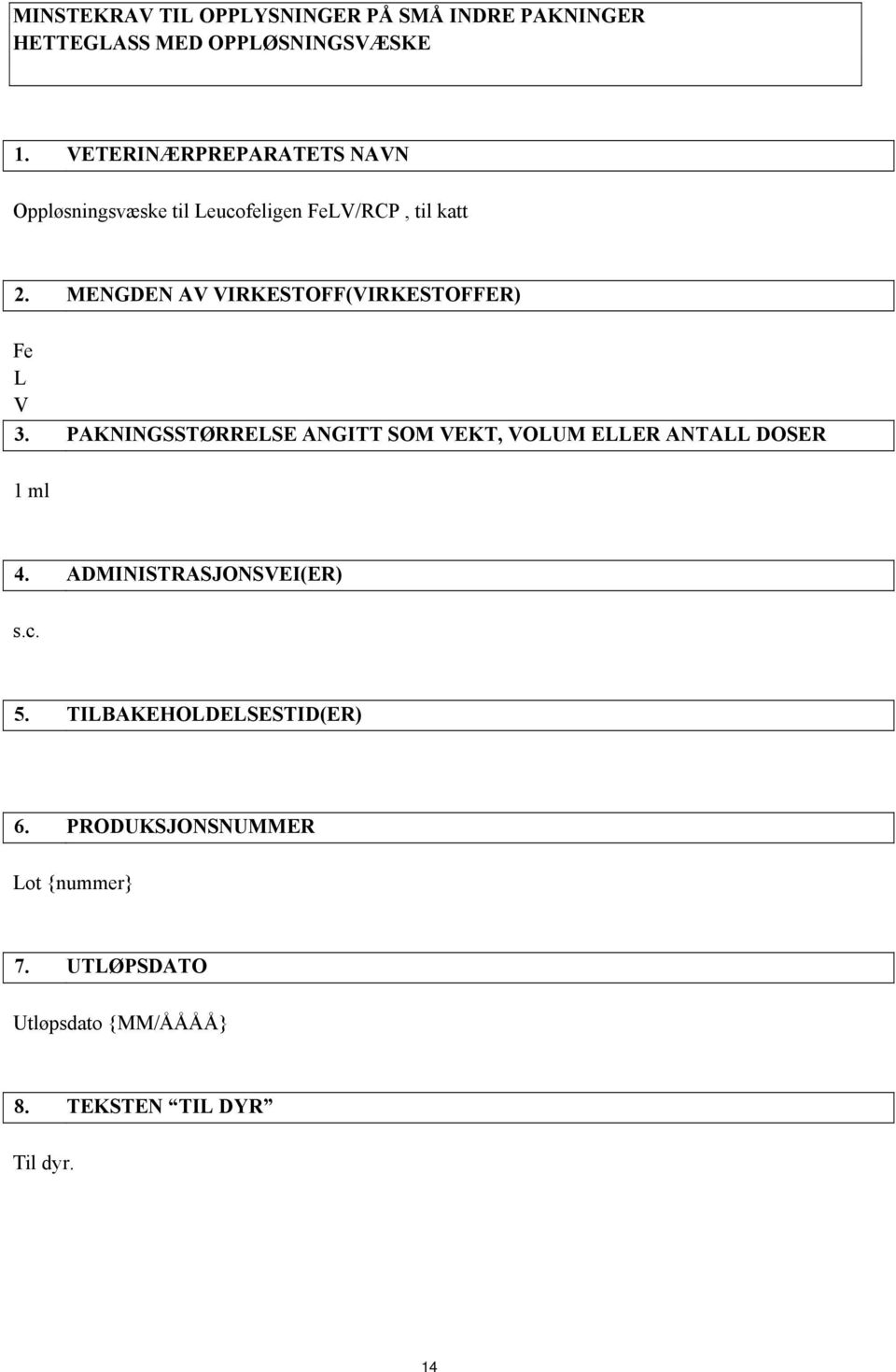 MENGDEN AV VIRKESTOFF(VIRKESTOFFER) Fe L V 3.