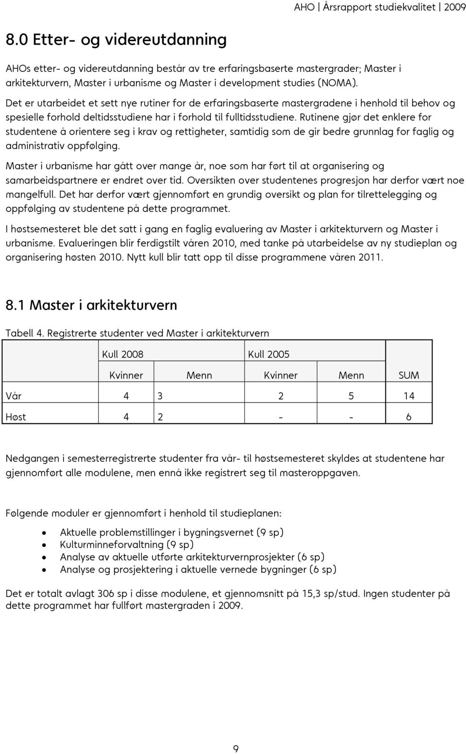 Rutinene gjør det enklere for studentene å orientere seg i krav og rettigheter, samtidig som de gir bedre grunnlag for faglig og administrativ oppfølging.