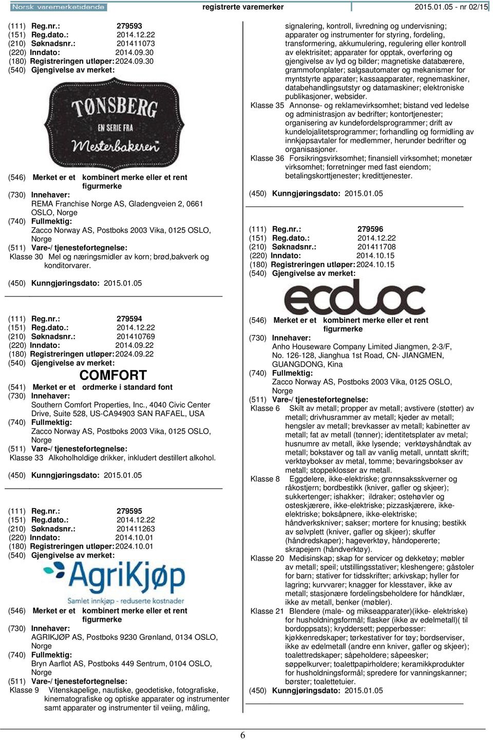 signalering, kontroll, livredning og undervisning; apparater og instrumenter for styring, fordeling, transformering, akkumulering, regulering eller kontroll av elektrisitet; apparater for opptak,