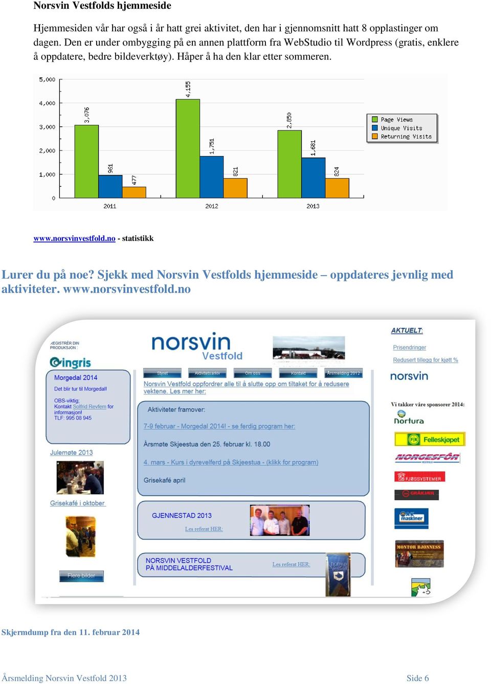 Håper å ha den klar etter sommeren. www.norsvinvestfold.no - statistikk Lurer du på noe?