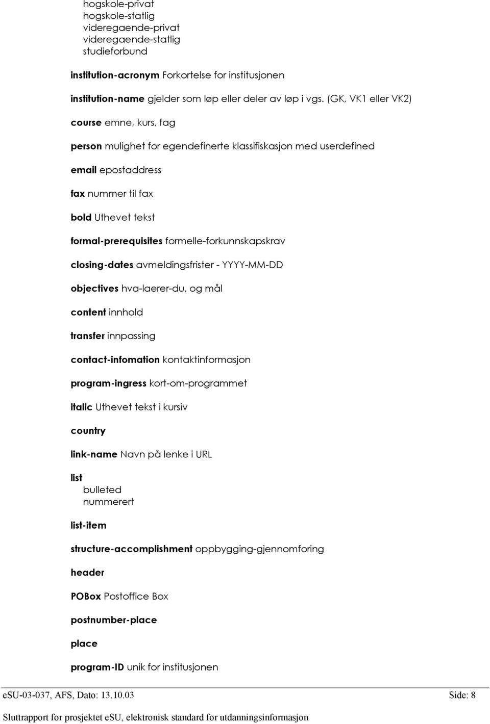 formelle-forkunnskapskrav closing-dates avmeldingsfrister - YYYY-MM-DD objectives hva-laerer-du, og mål content innhold transfer innpassing contact-infomation kontaktinformasjon program-ingress