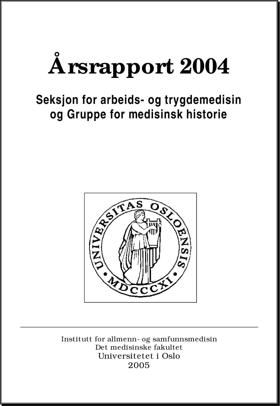 historie Institutt for allmenn- og