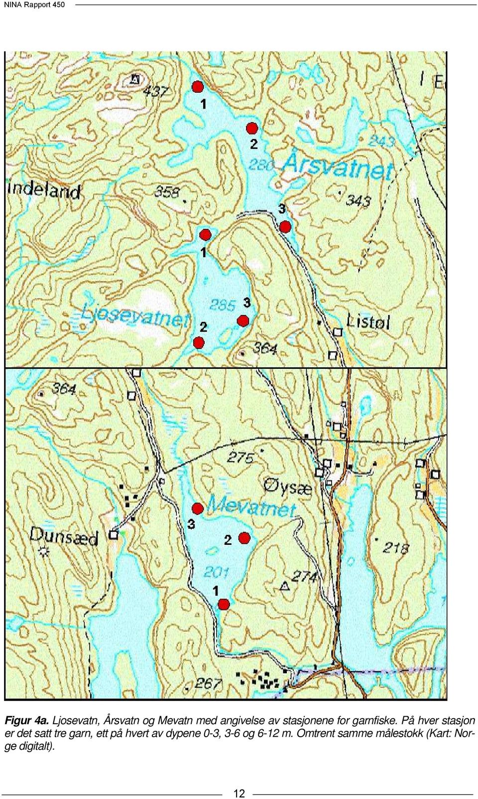 stasjonene for garnfiske.