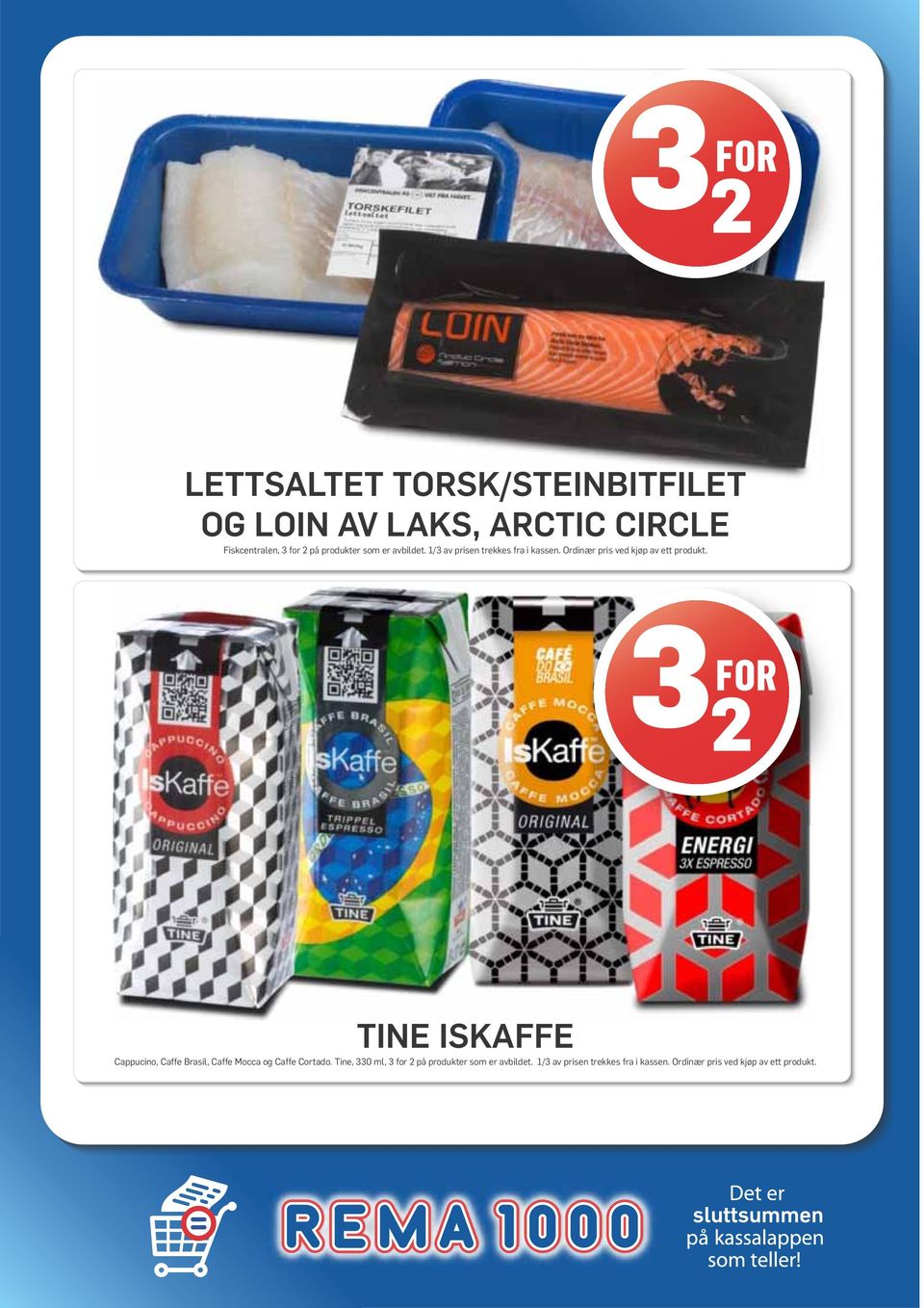 Ordinær pris ved kjøp av ett produkt.