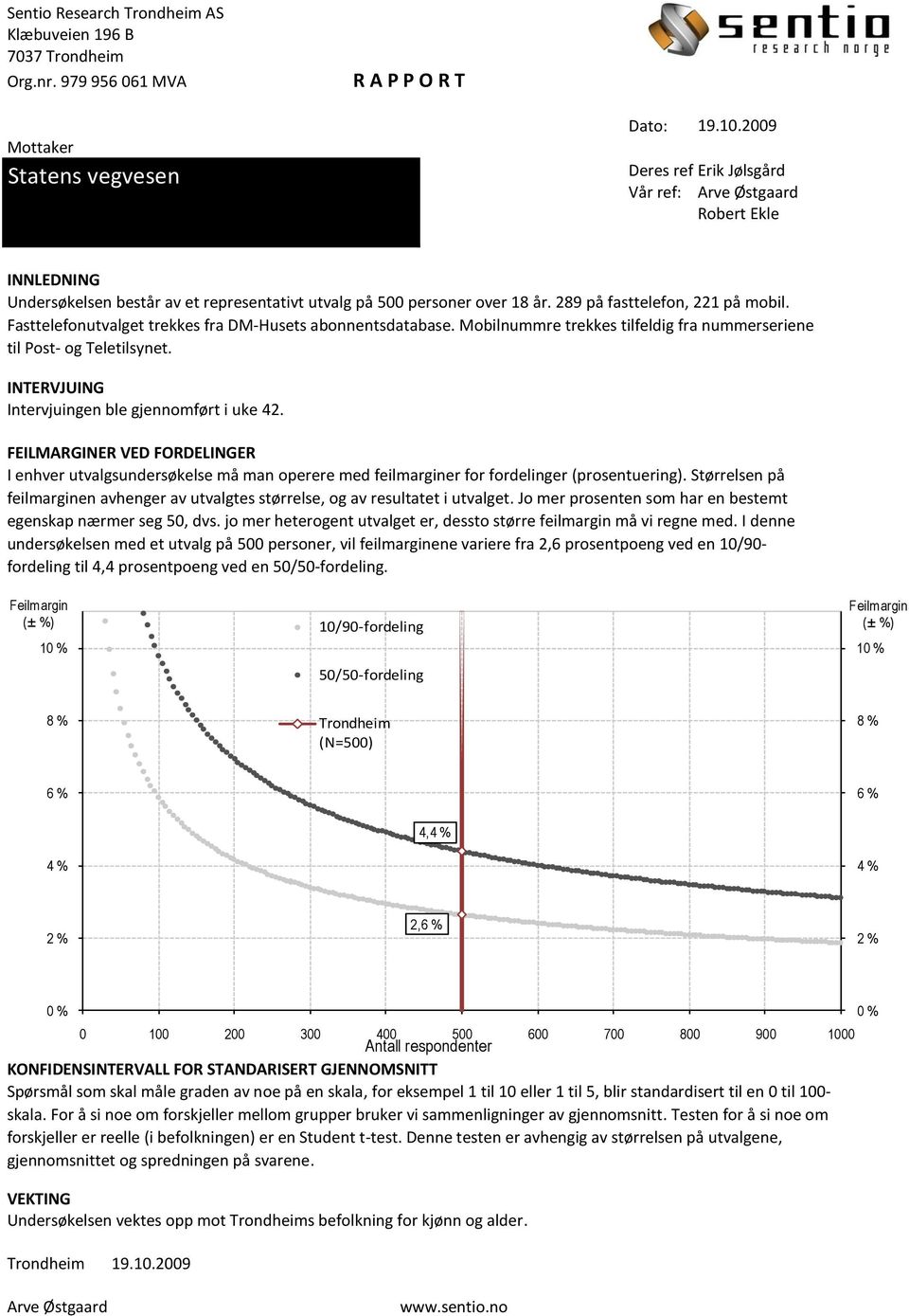 Fasttelefonutvalget trekkes fra DM-Husets abonnentsdatabase. Mobilnummre trekkes tilfeldig fra nummerseriene til Post- og Teletilsynet. INTERVJUING Intervjuingen ble gjennomført i uke 42.