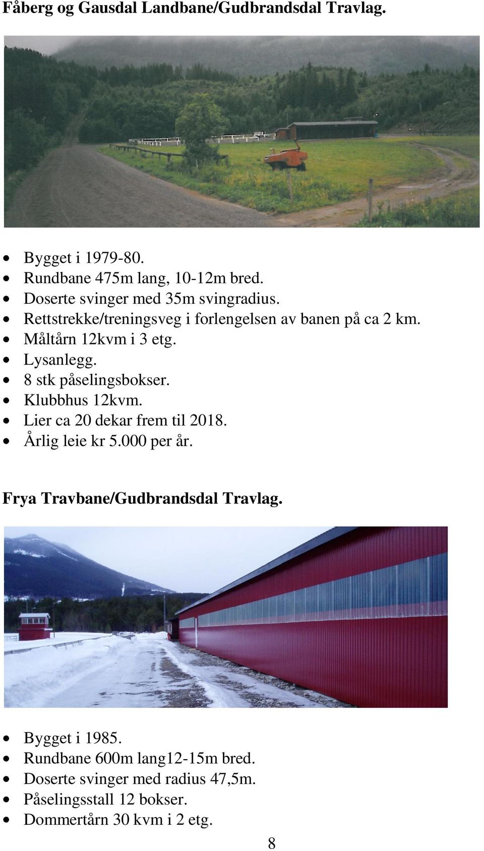 Lysanlegg. 8 stk påselingsbokser. Klubbhus 12kvm. Lier ca 20 dekar frem til 2018. Årlig leie kr 5.000 per år.