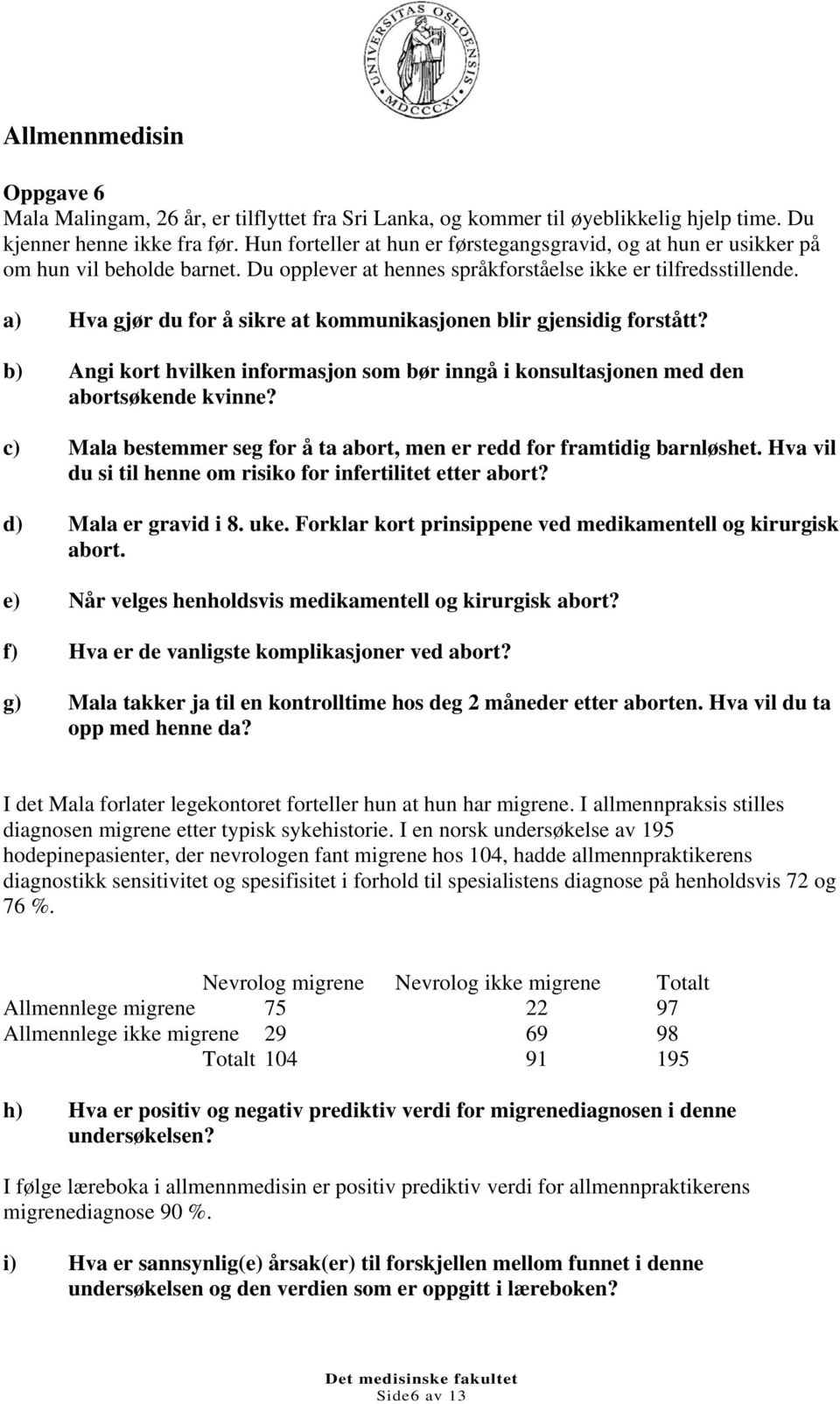 a) Hva gjør du for å sikre at kommunikasjonen blir gjensidig forstått? b) Angi kort hvilken informasjon som bør inngå i konsultasjonen med den abortsøkende kvinne?