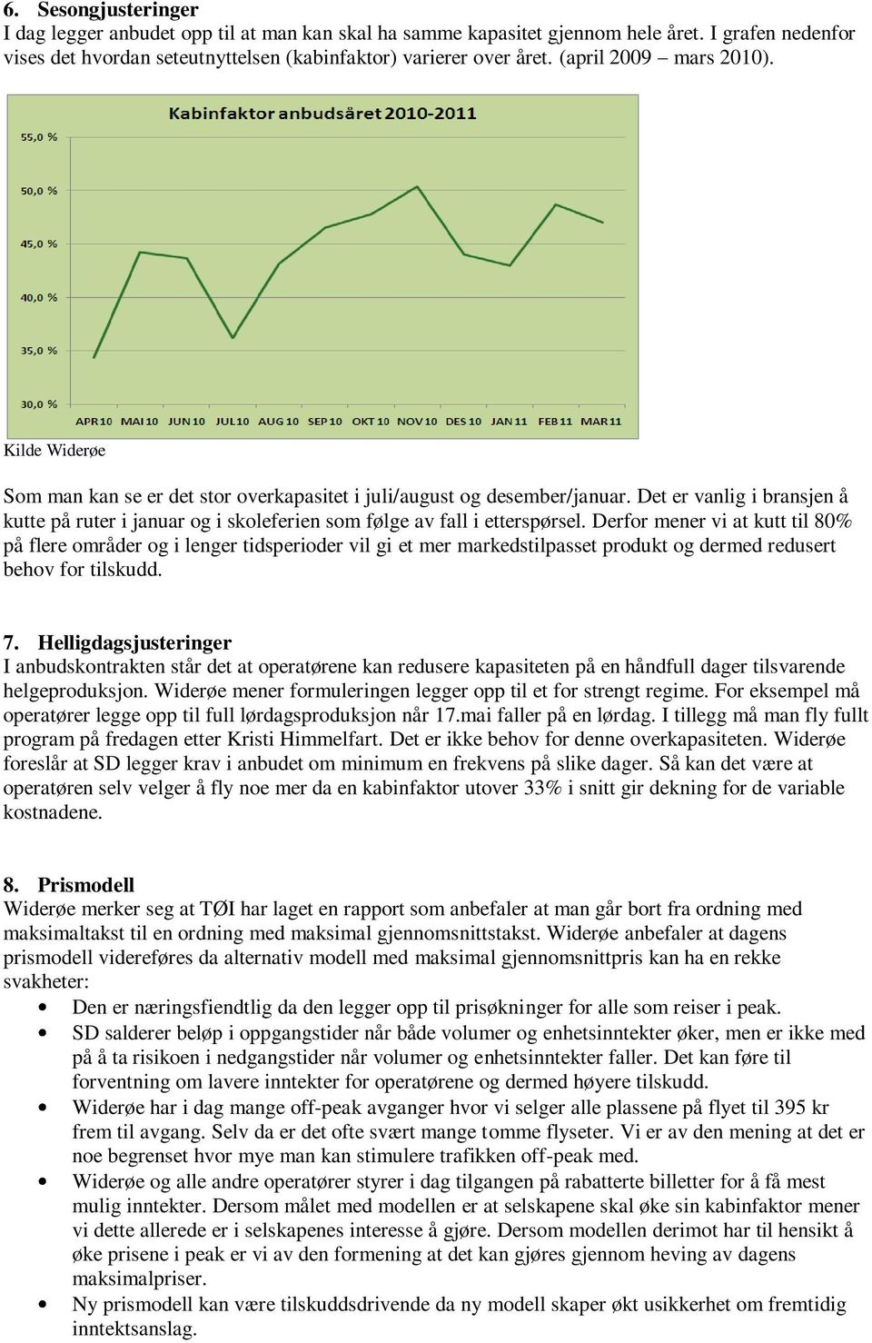 Det er vanlig i bransjen å kutte på ruter i januar og i skoleferien som følge av fall i etterspørsel.