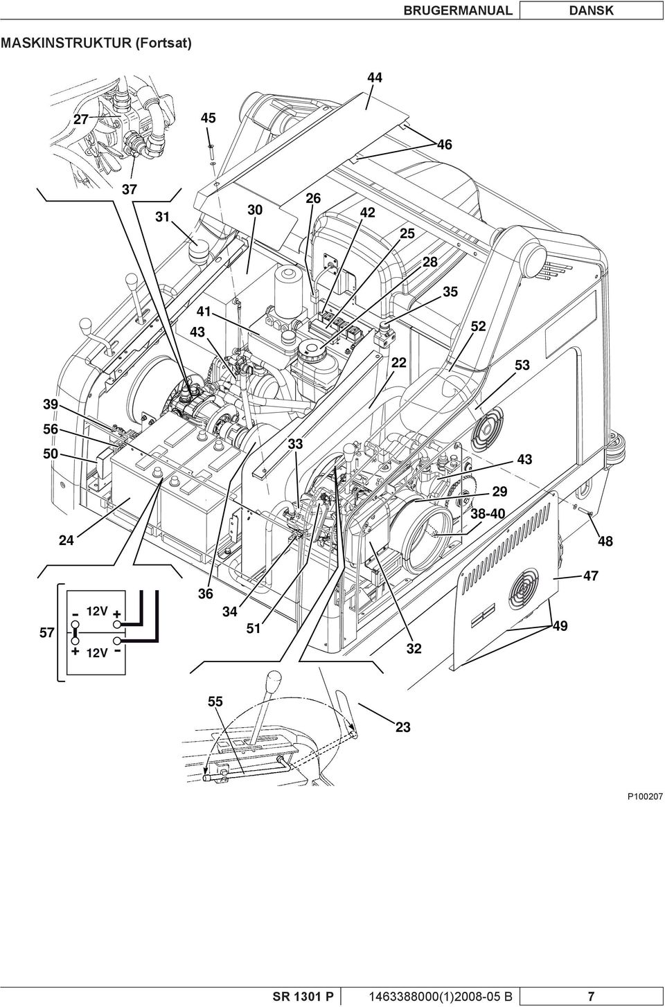 50 33 43 29 38-40 24 48 57 12V 12V 36 34 51 32 49