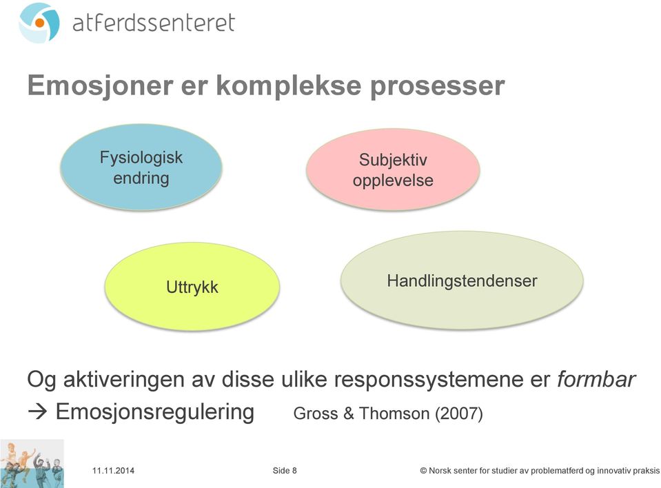 aktiveringen av disse ulike responssystemene er