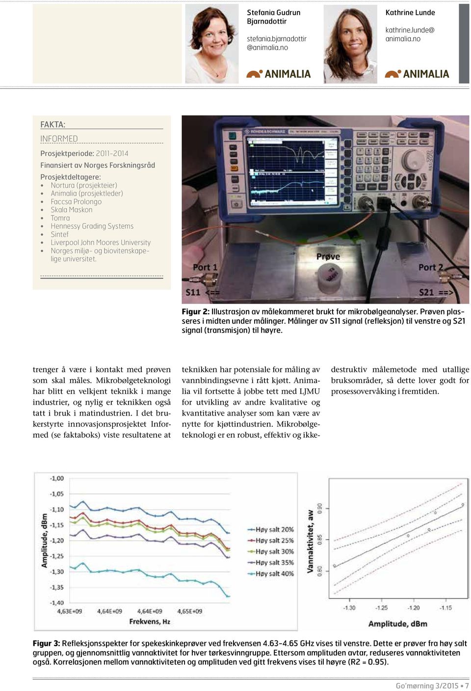 Systems Sintef Liverpool John Moores University Norges miljø- og biovitenskapelige universitet. Figur 2: Illustrasjon av målekammeret brukt for mikrobølgeanalyser.