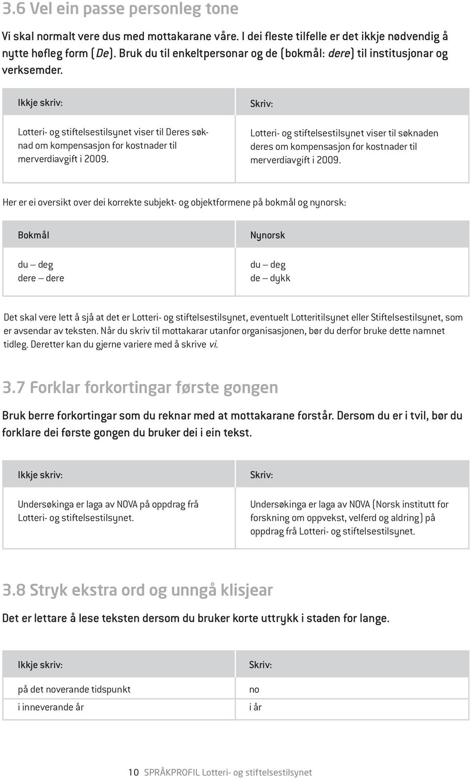 Lotteri- og stiftelsestilsynet viser til søknaden deres om kompensasjon for kostnader til merverdiavgift i 2009.