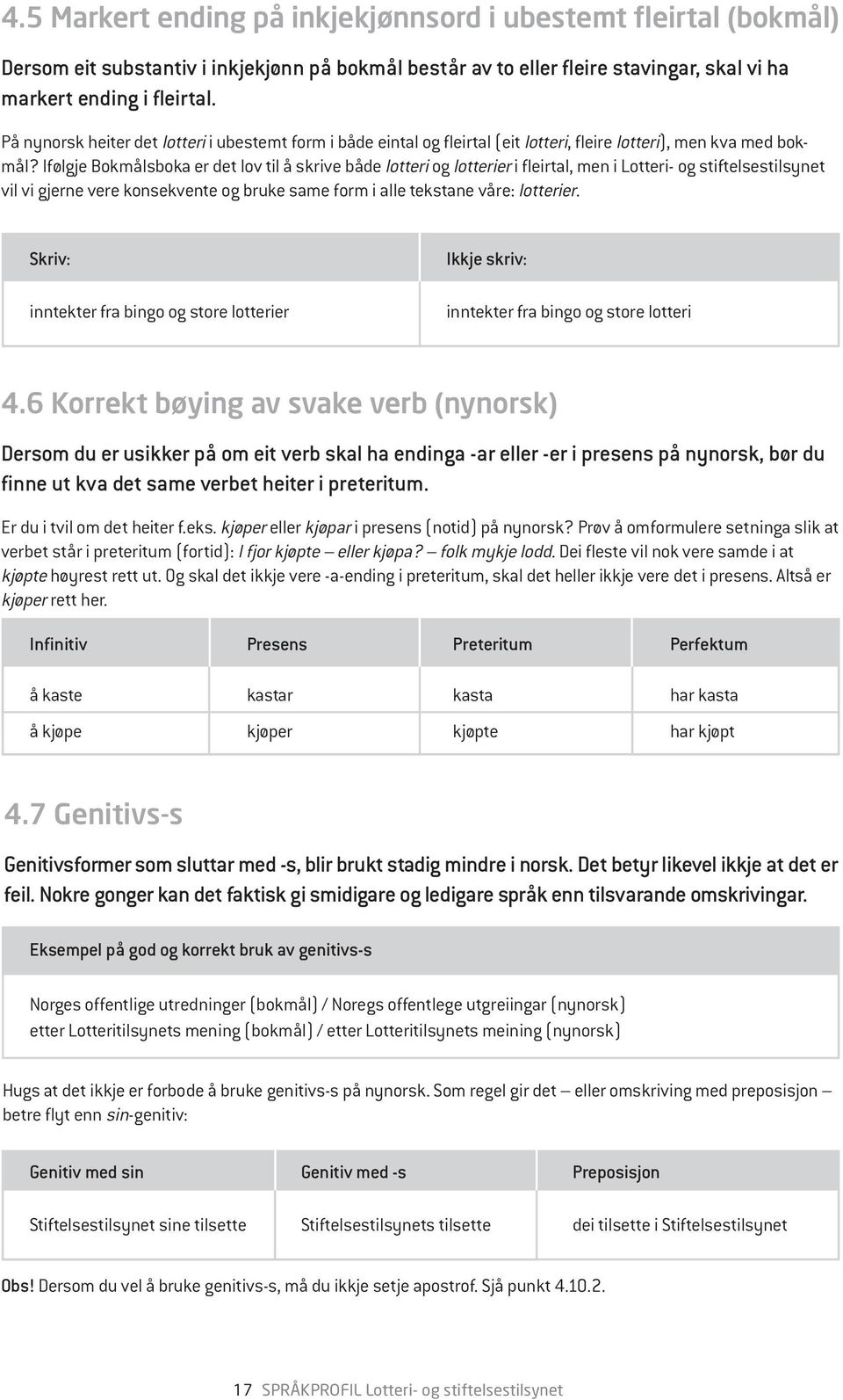 Ifølgje Bokmålsboka er det lov til å skrive både lotteri og lotterier i fleirtal, men i Lotteri- og stiftelsestilsynet vil vi gjerne vere konsekvente og bruke same form i alle tekstane våre: