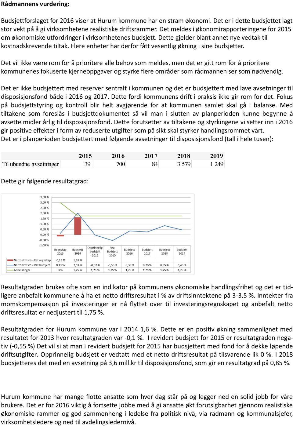 Flere enheter har derfor fått vesentlig økning i sine budsjetter.