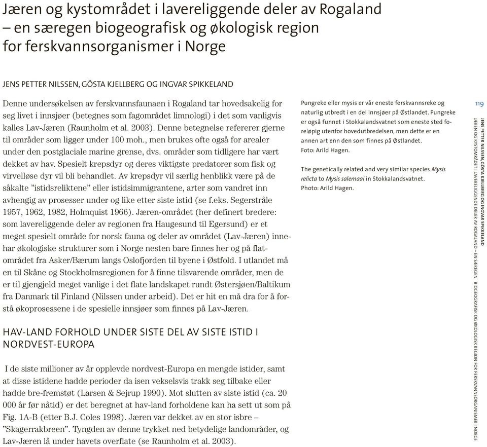 Denne betegnelse refererer gjerne til områder som ligger under 100 moh., men brukes ofte også for arealer under den postglaciale marine grense, dvs. områder som tidligere har vært dekket av hav.