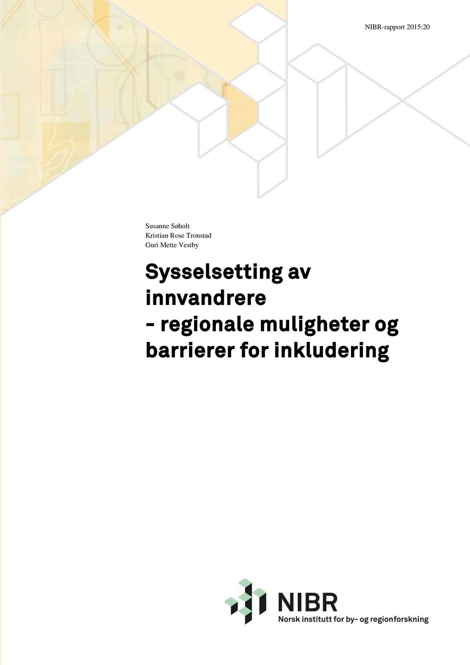 Sysselsetting av innvandrere -