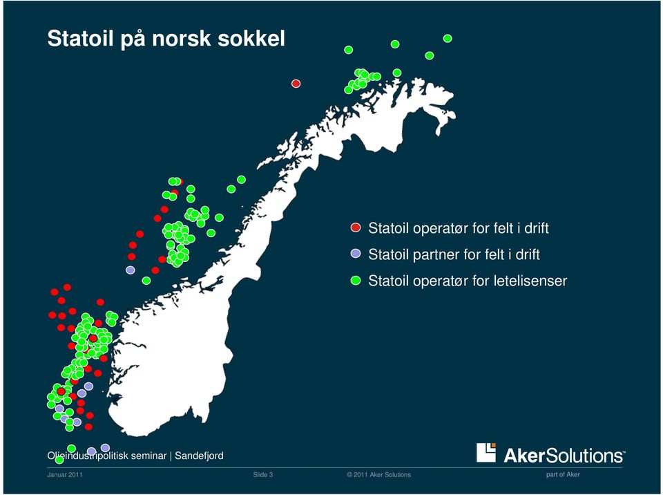 Statoil partner for felt i drift