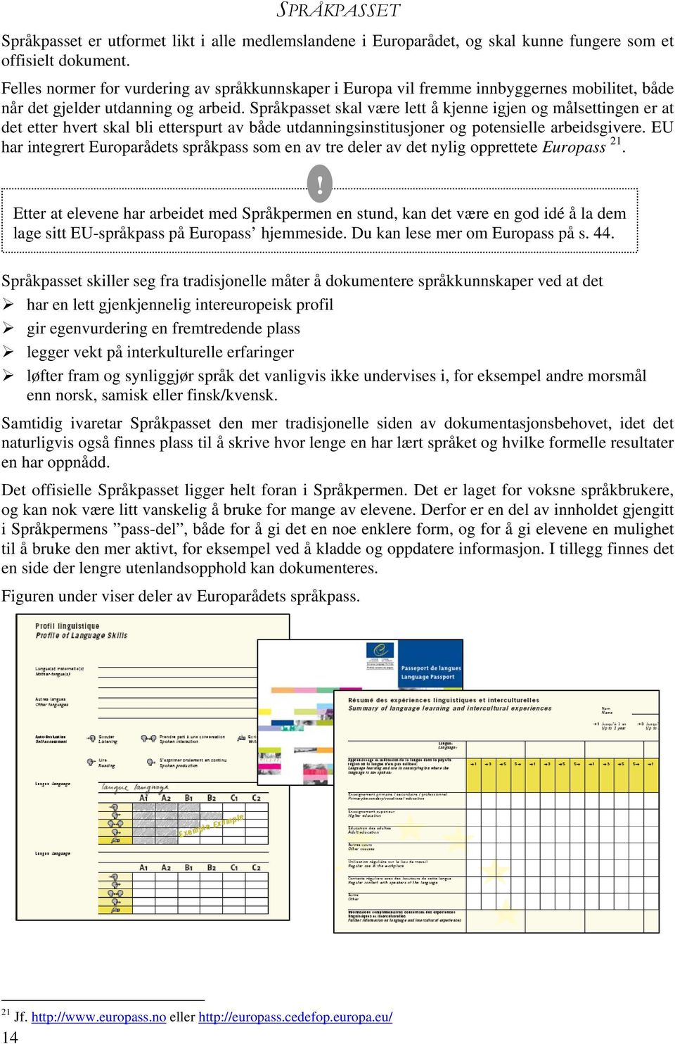 Språkpasset skal være lett å kjenne igjen og målsettingen er at det etter hvert skal bli etterspurt av både utdanningsinstitusjoner og potensielle arbeidsgivere.