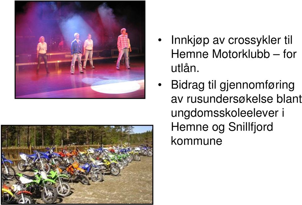 Bidrag til gjennomføring av