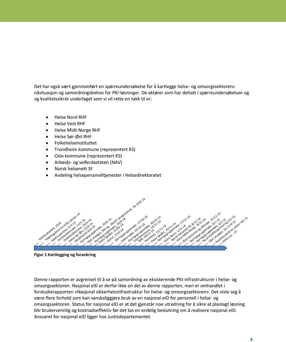 Folkehelseinstituttet Trondheim kommune (representert KS) Oslo kommune (representert KS) Arbeids- og velferdsetaten (NAV) Norsk helsenett SF Avdeling helsepersonelltjenester i Helsedirektoratet Figur