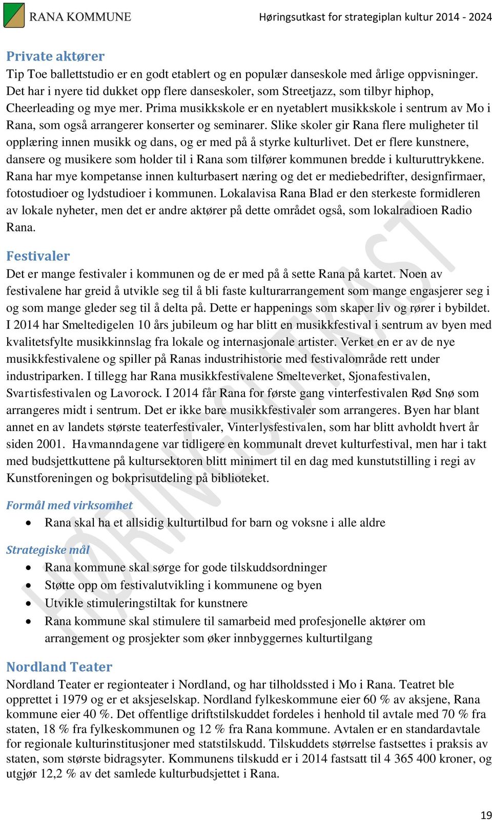 Prima musikkskole er en nyetablert musikkskole i sentrum av Mo i Rana, som også arrangerer konserter og seminarer.