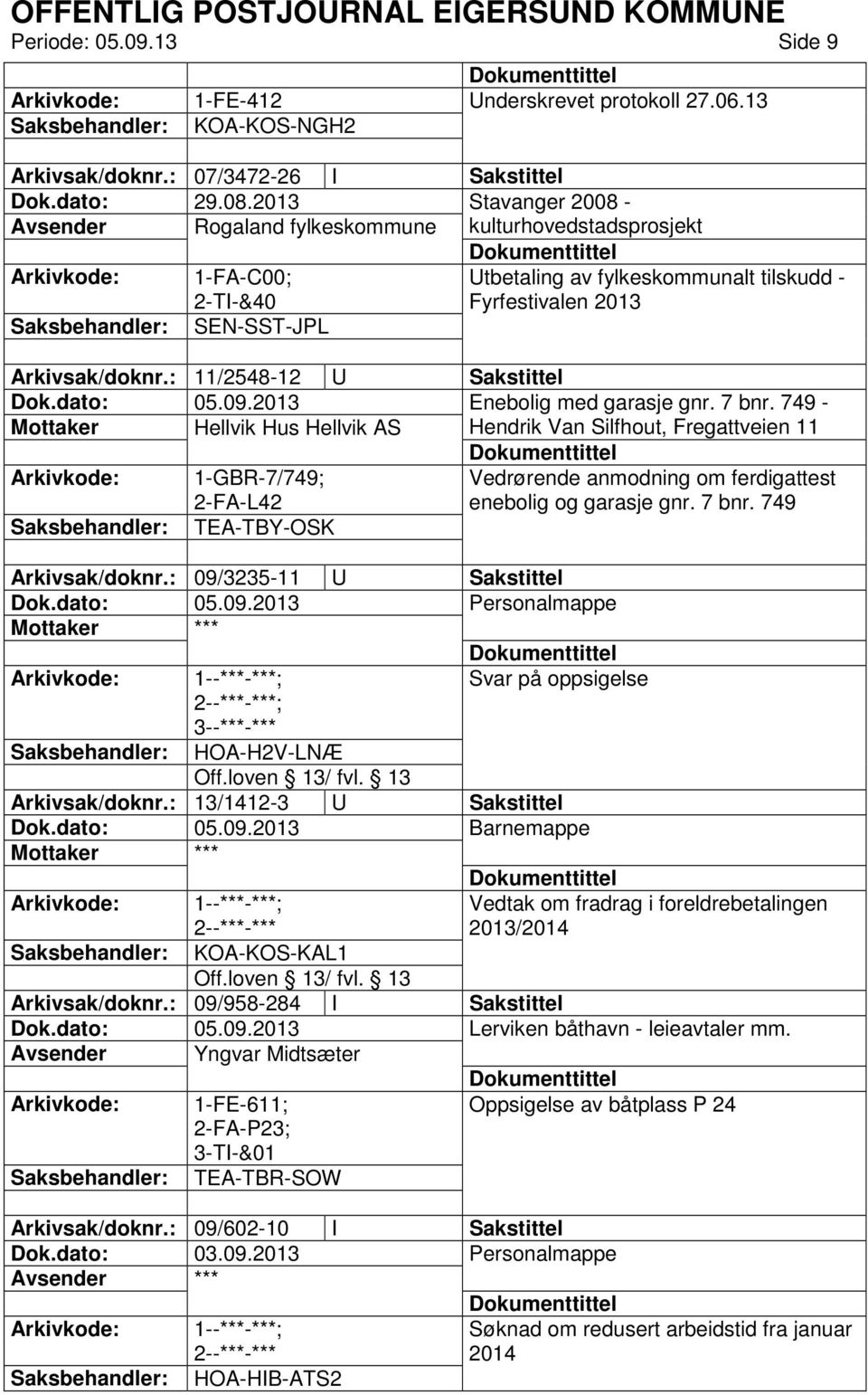 : 11/2548-12 U Sakstittel Enebolig med garasje gnr. 7 bnr. 749 - Hellvik Hus Hellvik AS Hendrik Van Silfhout, Fregattveien 11 1-GBR-7/749; Vedrørende anmodning om ferdigattest enebolig og garasje gnr.