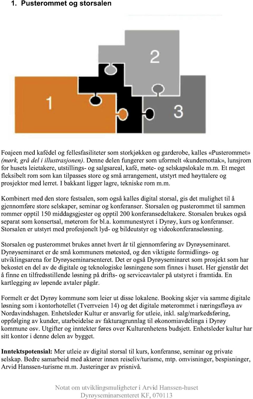 i bakkantligger lagre,tekniskerm m.m. Kmbinertmeddenstrefestsalen,smgsåkallesdigital strsal,gis detmulighettil å gjennmførestreselskaper,seminarg knferanser.