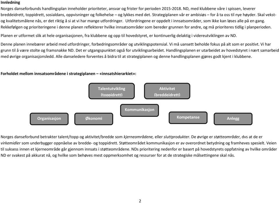 Skal vekstog kvalitetsmålene nås, er det riktig å si at vi har mange utfordringer. Utfordringene er oppdelt i innsatsområder, som ikke kan løses alle på en gang.