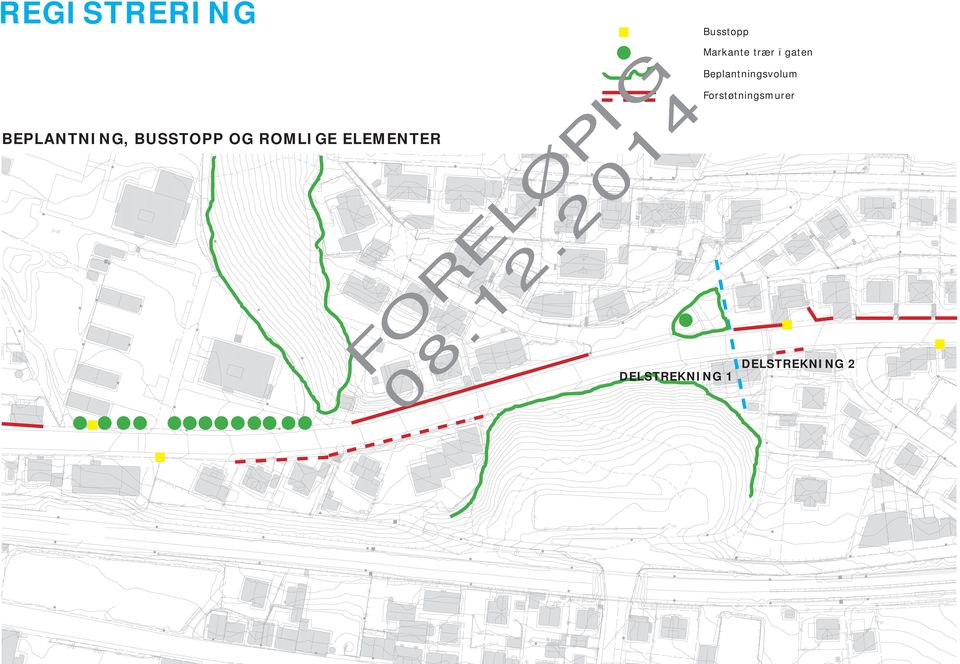 trær i gaten Beplantningsvolum