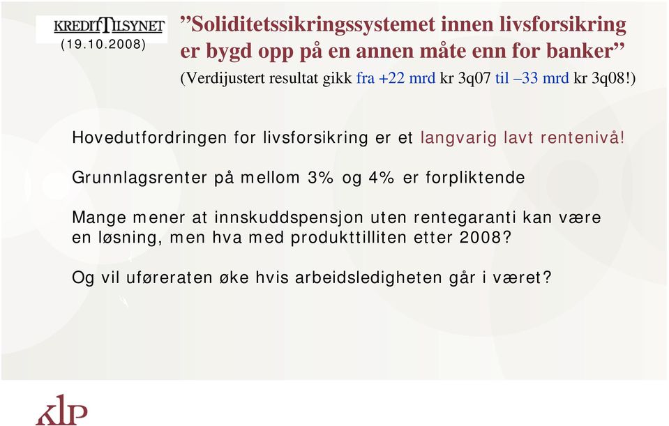 resultat gikk fra +22 mrd kr 3q07 til 33 mrd kr 3q08!