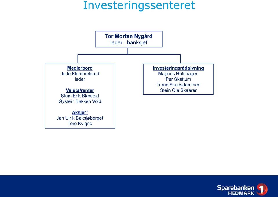 Bakken Vold Investeringsrådgivning Magnus Hofshagen Per Skattum