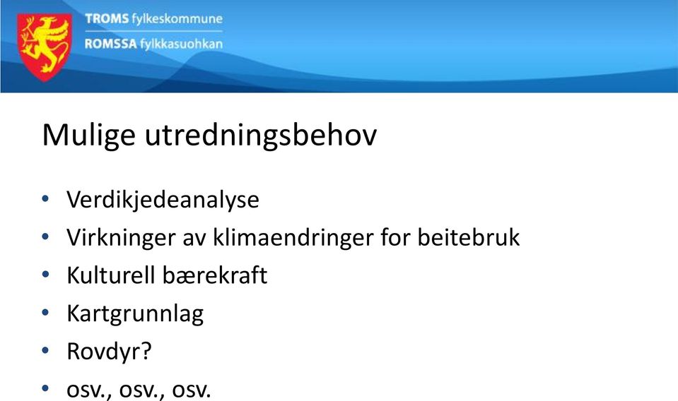 klimaendringer for beitebruk