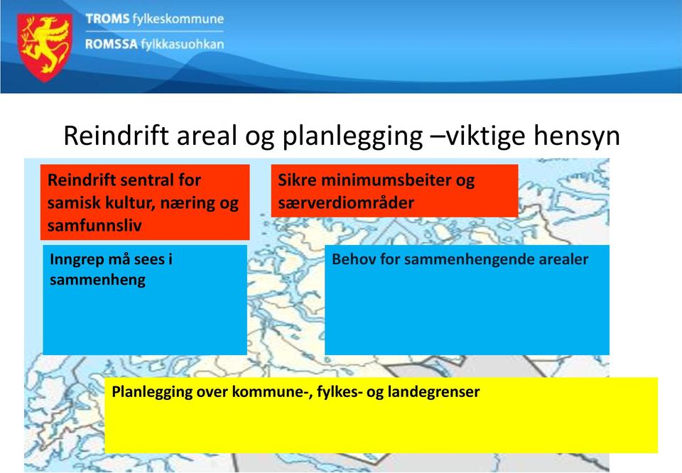 sammenheng Sikre minimumsbeiter og særverdiområder Behov for