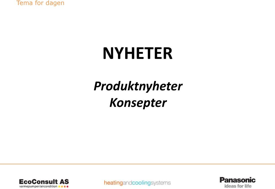 NYHETER