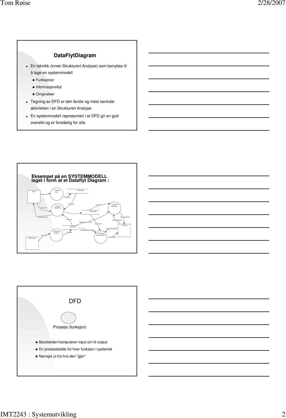 Registere klient Klientregister Personalia Klientinfo 2. Motta Klientkode Timer_idag 4.