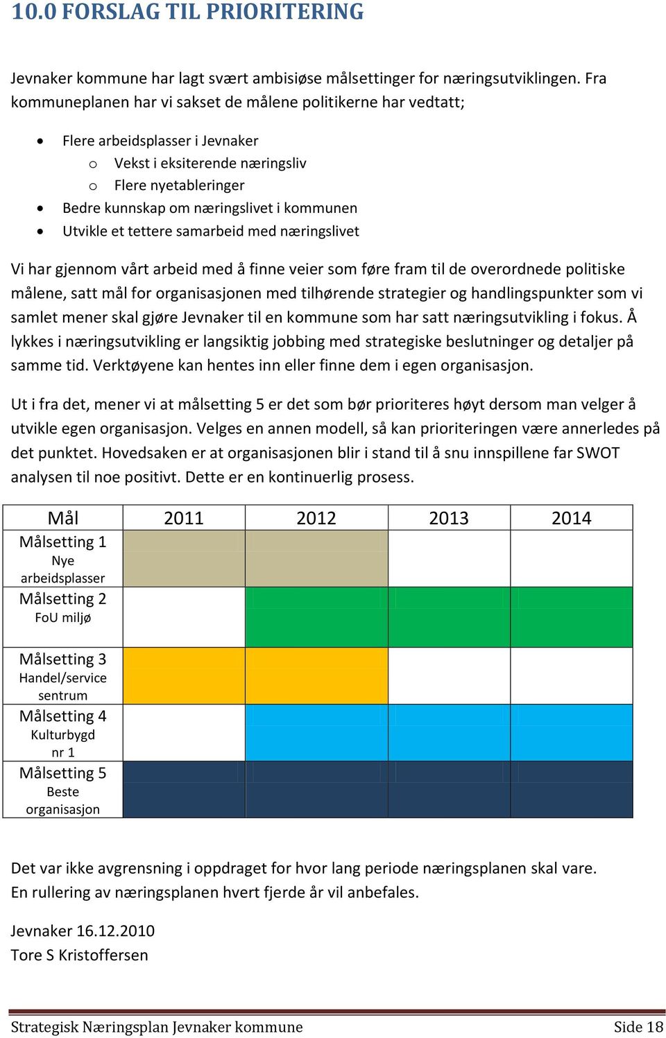 Utvikle et tettere samarbeid med næringslivet Vi har gjennom vårt arbeid med å finne veier som føre fram til de overordnede politiske målene, satt mål for organisasjonen med tilhørende strategier og