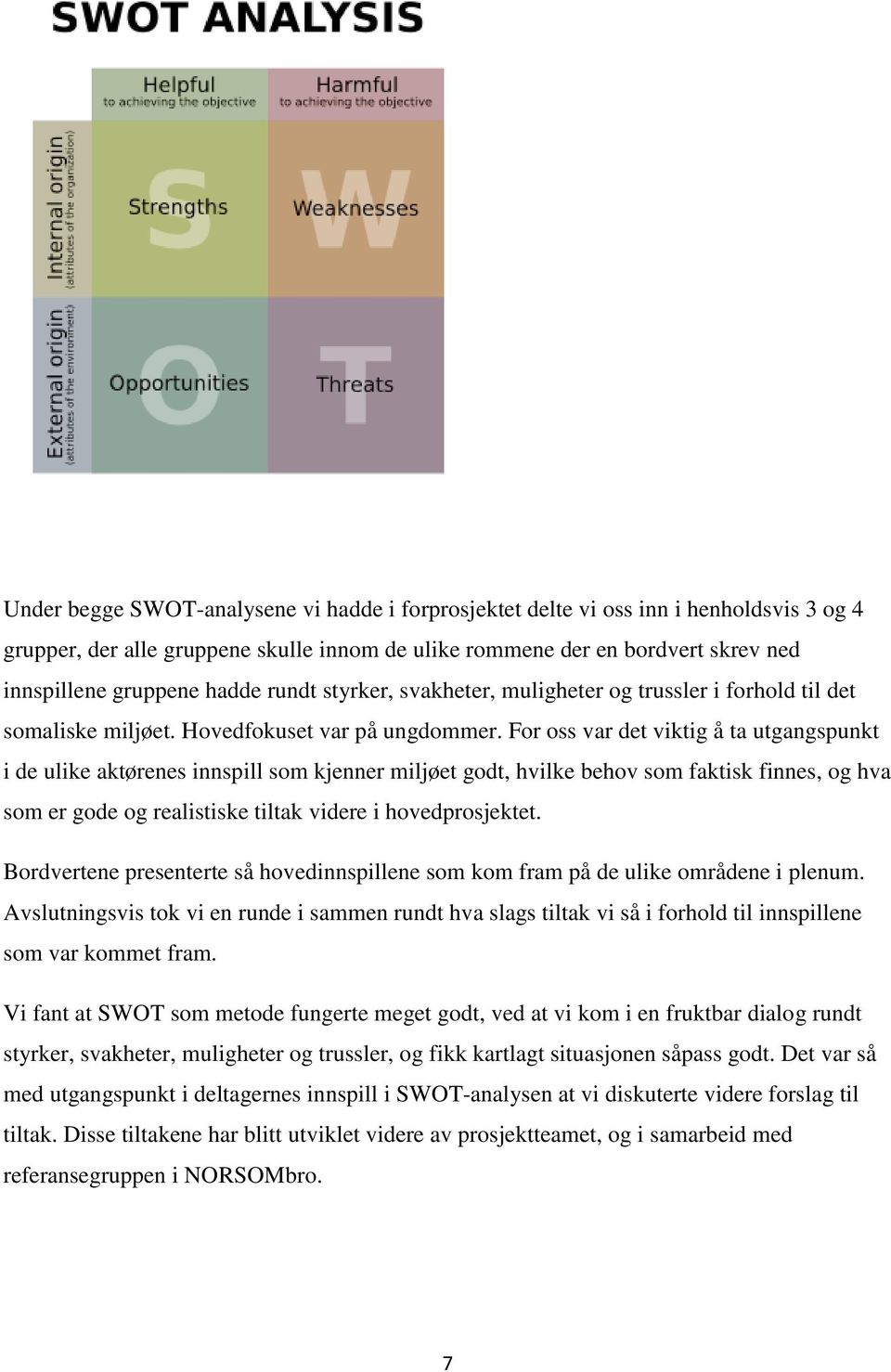 For oss var det viktig å ta utgangspunkt i de ulike aktørenes innspill som kjenner miljøet godt, hvilke behov som faktisk finnes, og hva som er gode og realistiske tiltak videre i hovedprosjektet.