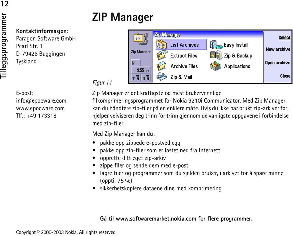 Med Zip Manager kan du håndtere zip-filer på en enklere måte.