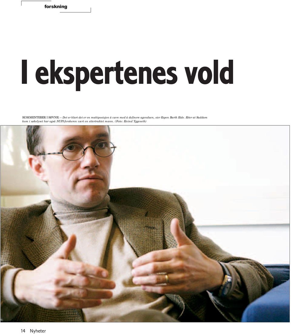 Espen Barth Eide.