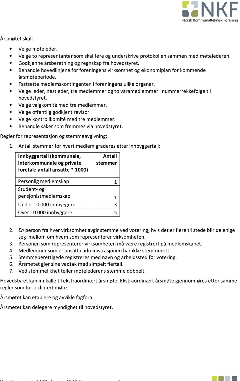 Velge leder, nestleder, tre medlemmer og to varamedlemmer i nummerrekkefølge til hovedstyret. Velge valgkomité med tre medlemmer. Velge offentlig godkjent revisor.