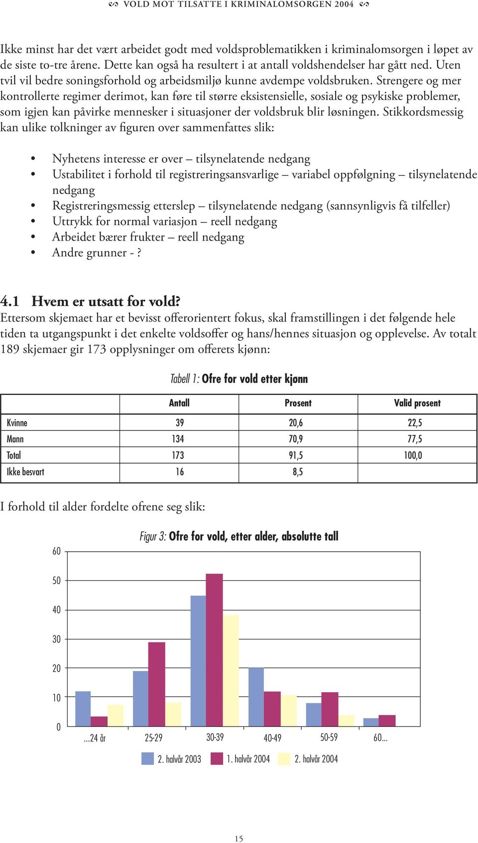 Strengere og mer kontrollerte regimer derimot, kan føre til større eksistensielle, sosiale og psykiske problemer, som igjen kan påvirke mennesker i situasjoner der voldsbruk blir løsningen.