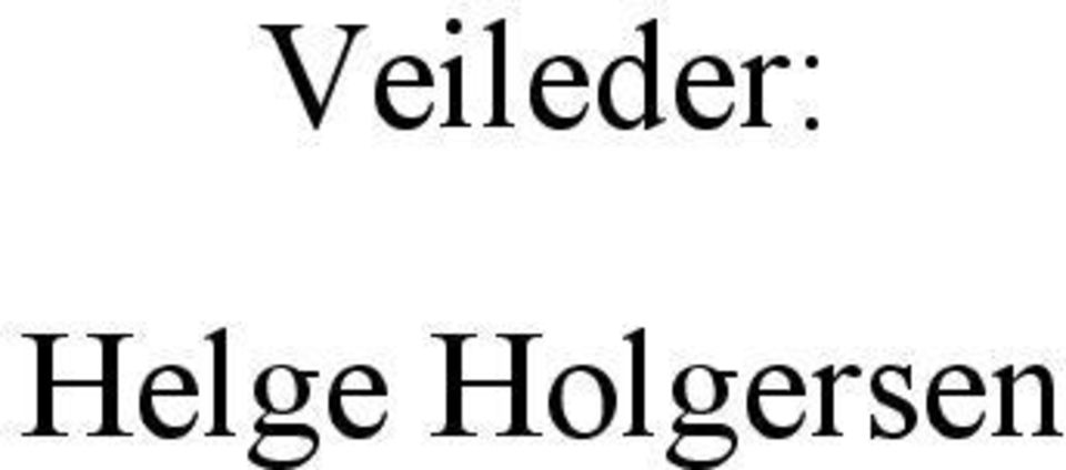 Holgersen